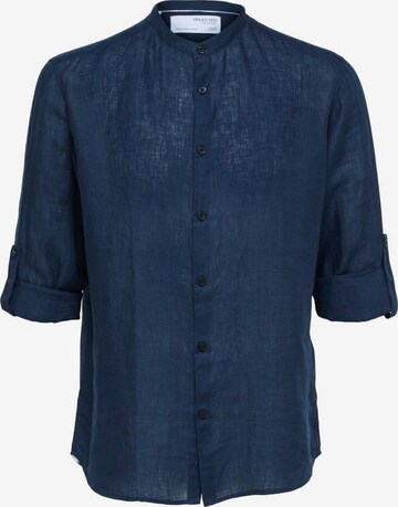 SELECTED HOMME Button Up Shirt 'Kylian' in Blue: front