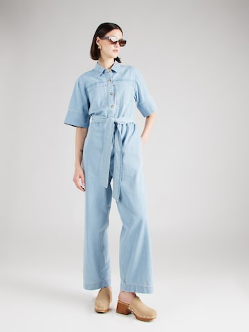 MSCH COPENHAGEN Jumpsuit 'Shayla' in Blauw: voorkant