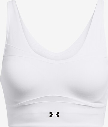 UNDER ARMOUR Sport bh in Wit: voorkant