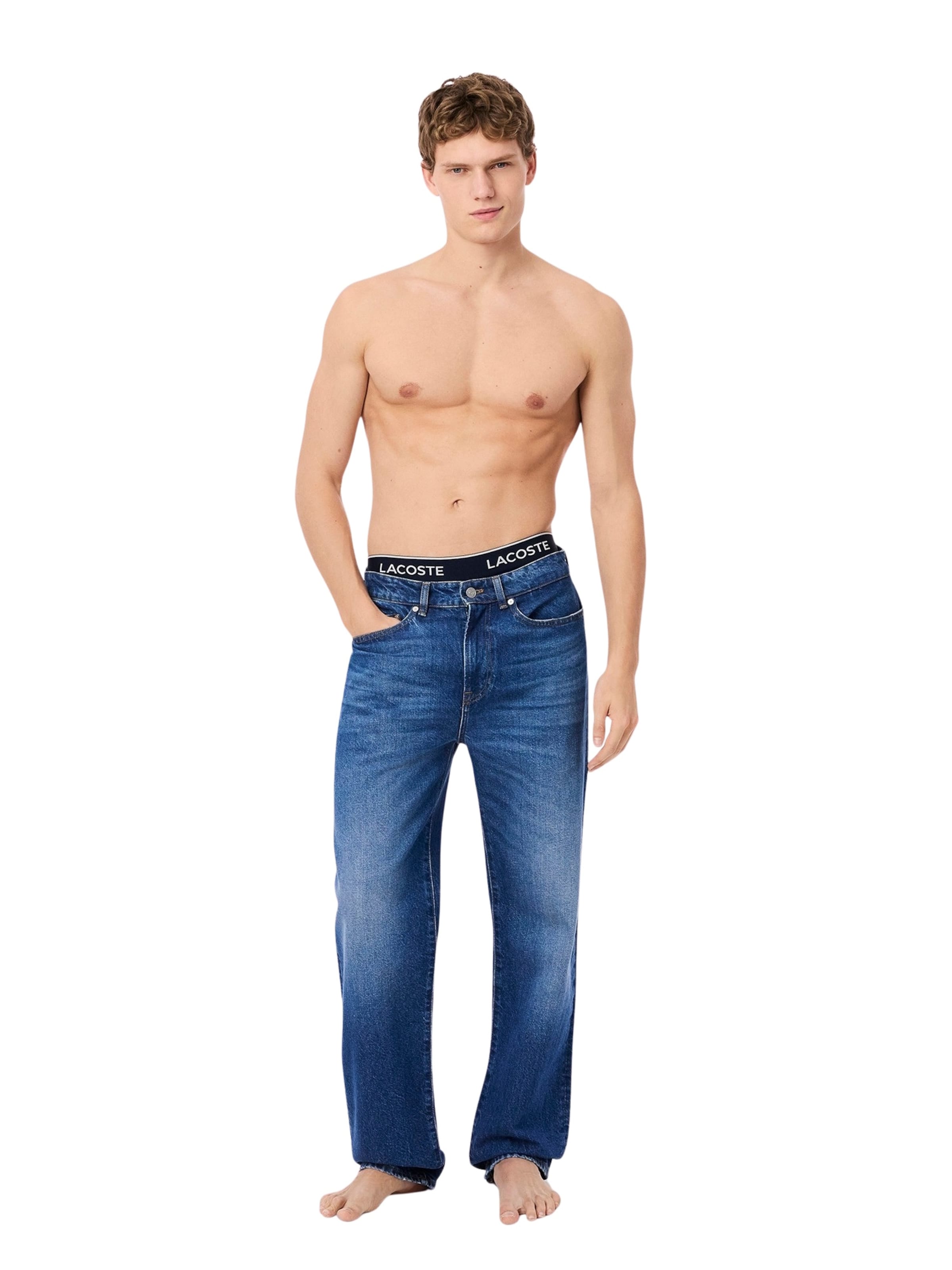 LACOSTE Boxerky – modrá