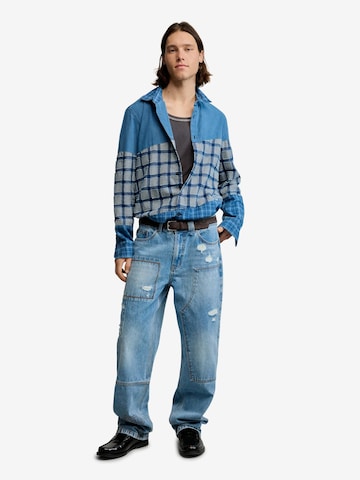 Desigual Regular fit Button Up Shirt in Blue