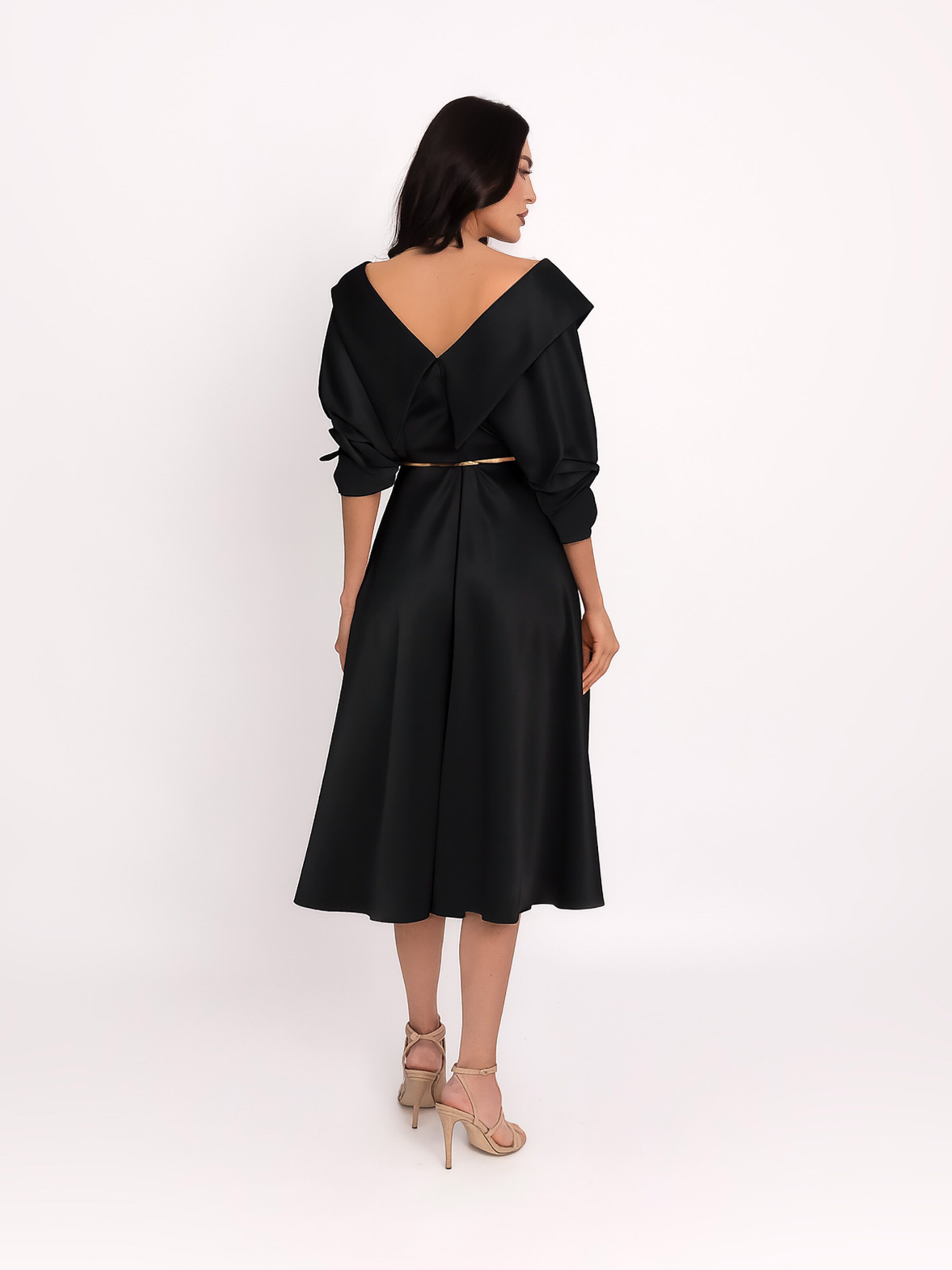acob a porter Evening dress in Black