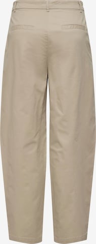 ONLY Loose fit Pants 'Evelyn' in Beige