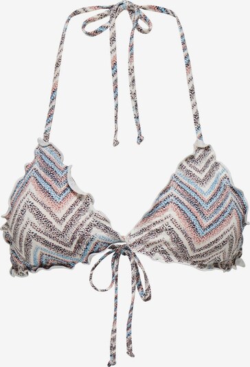 ONLY Bikinitopp 'ANDREA' i brun / blandingsfarger, Produktvisning