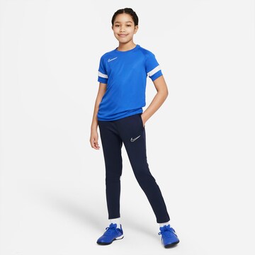 NIKE Skinny Sportbroek 'Academy 21' in Blauw