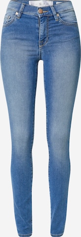 Yellow Blue Denim - Skinny Calças de ganga 'New Soph' em azul: frente