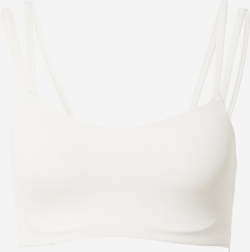 Soutien-gorge de sport 'ALATE TRACE' NIKE en beige : devant