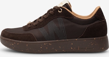 Baskets basses 'Line Sneak' WODEN en marron : devant