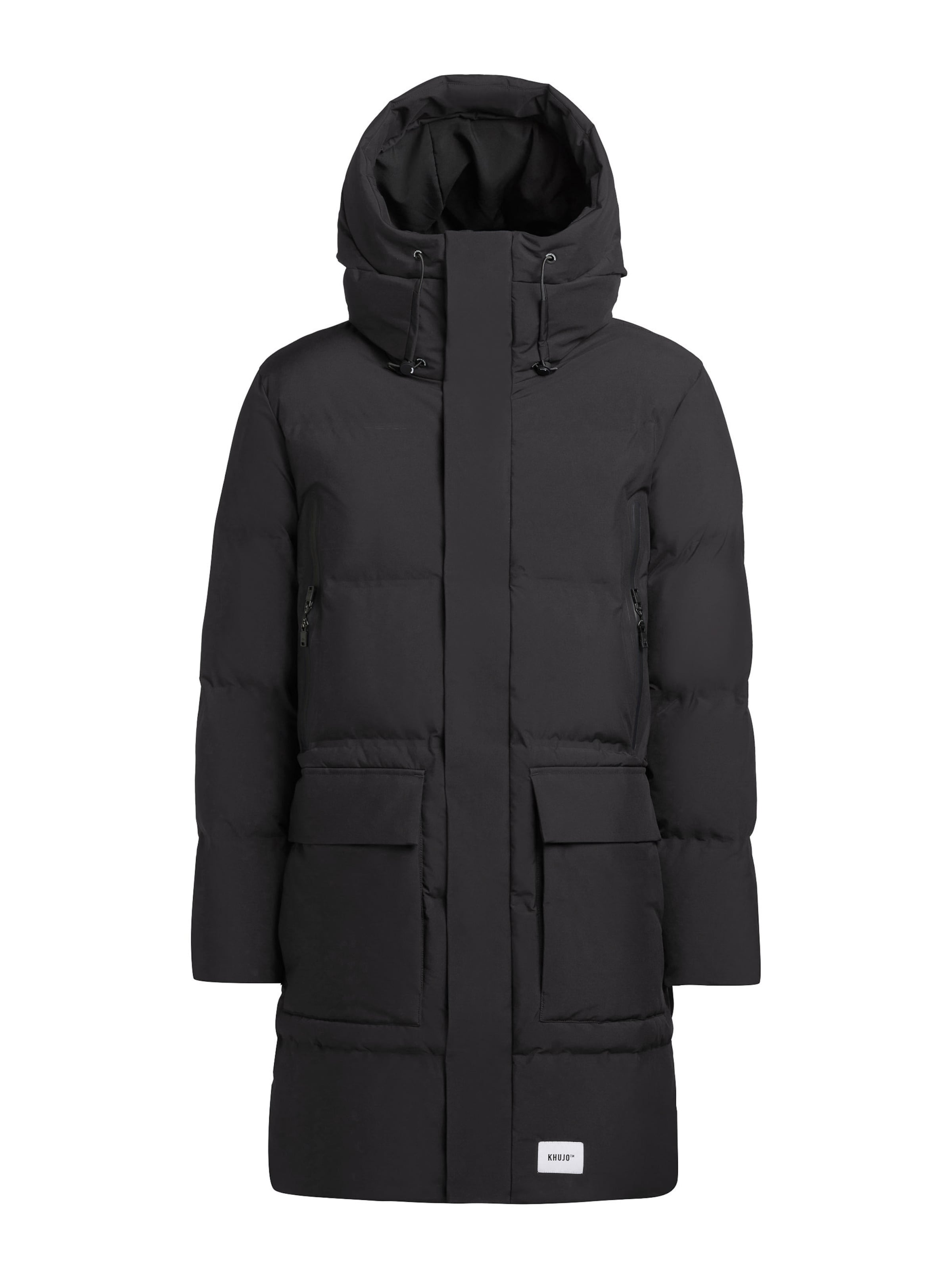 khujo Χειμερινό παλτό 'Winer3' σε γκρι: μπροστά