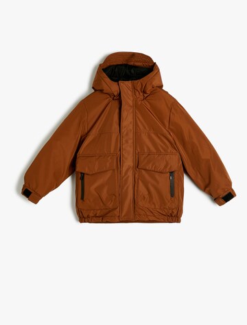Koton Winter Jacket in Brown: front