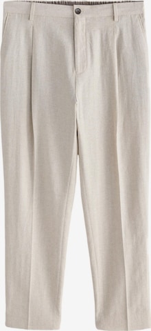 Regular Pantalon à plis Next en beige : devant