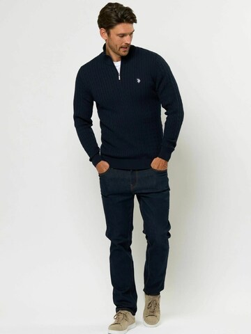 U.S. POLO ASSN. Trui 'Romeo' in Blauw