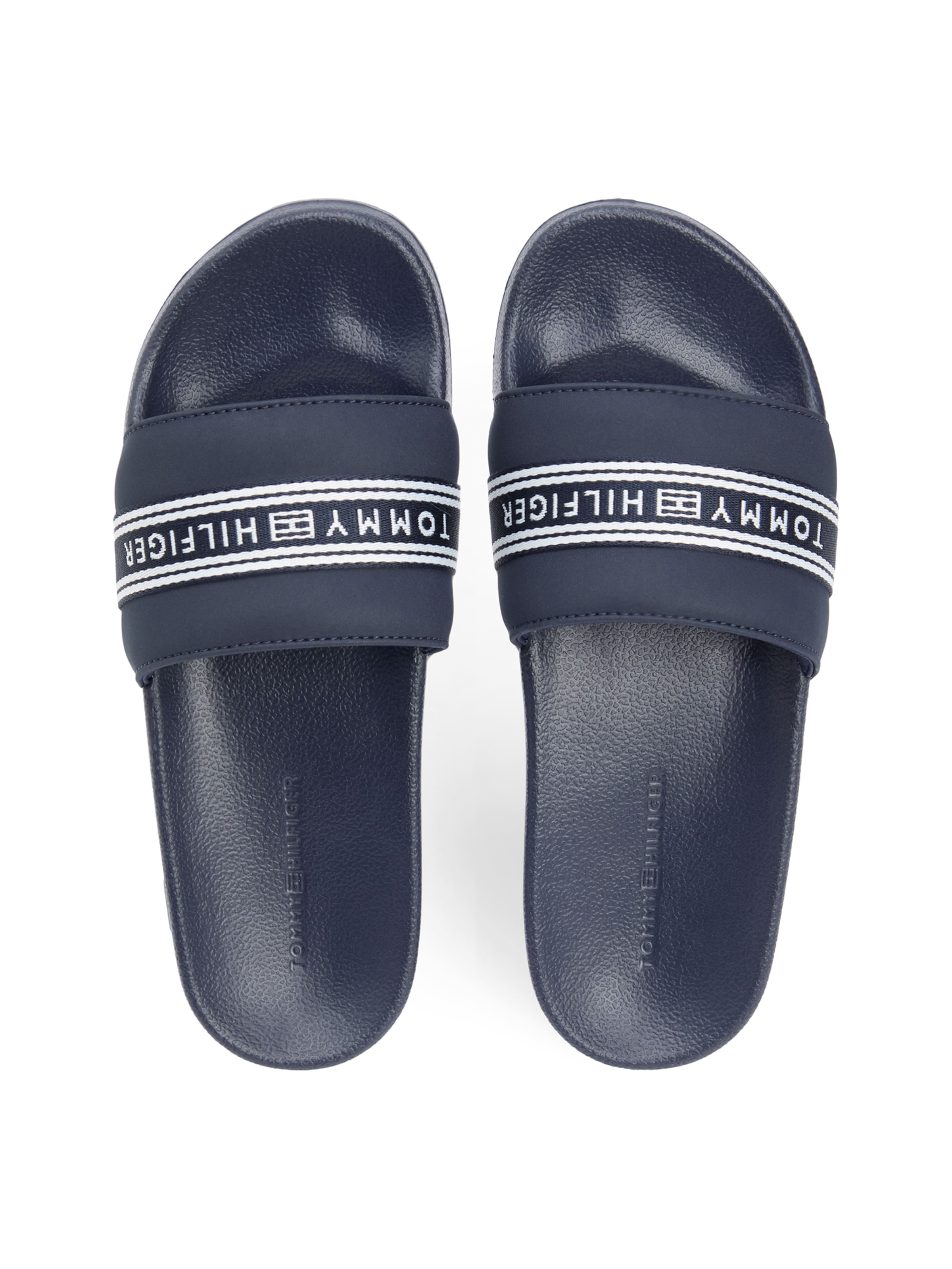 TOMMY HILFIGER Pantoletter i blå