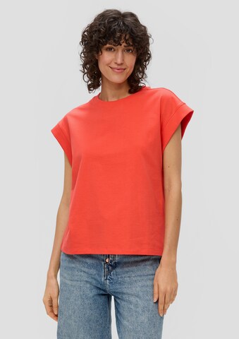 Tricou de la s.Oliver pe portocaliu: față
