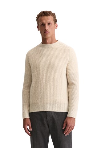 Pull-over Marc O'Polo en blanc : devant