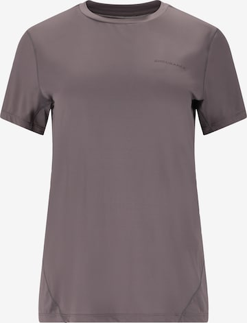 ENDURANCE Performance Shirt 'Nan' in Brown: front