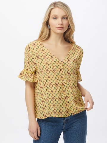 Superdry Blouse in Yellow: front