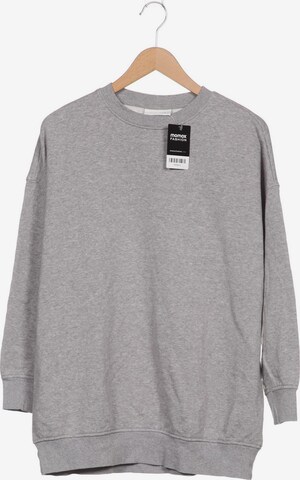 Monki Sweatshirt & Zip-Up Hoodie in XXS in Grey: front