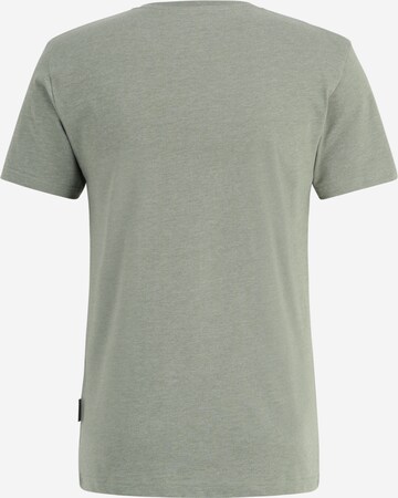 Cleptomanicx T-Shirt 'Embro Gull' in Grün