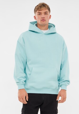 Felpa 'Cody Oversized' di Johnny Urban in blu: frontale