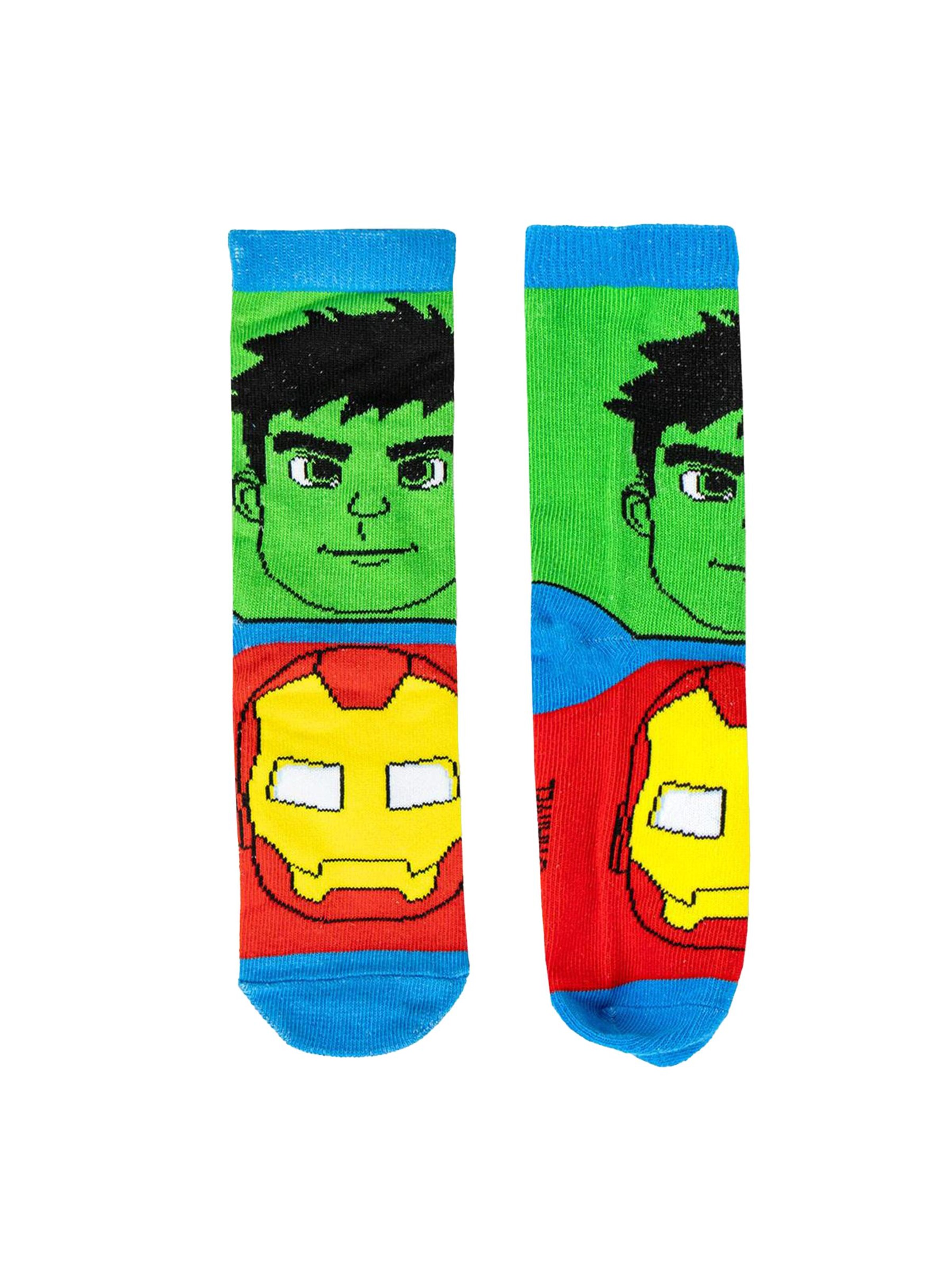 Chaussettes 'Socken Pack 3 Stück Spidey' DISNEY en mélange de couleurs