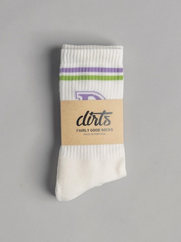 Dirts Socken 'College Socks'‌‌ in Weiß