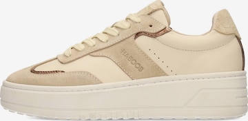 Baskets basses 'Arelie' Haboob en beige : devant