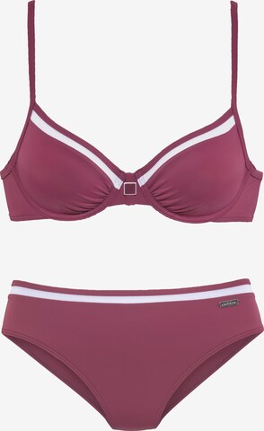 LASCANA Bikini in Rood: voorkant