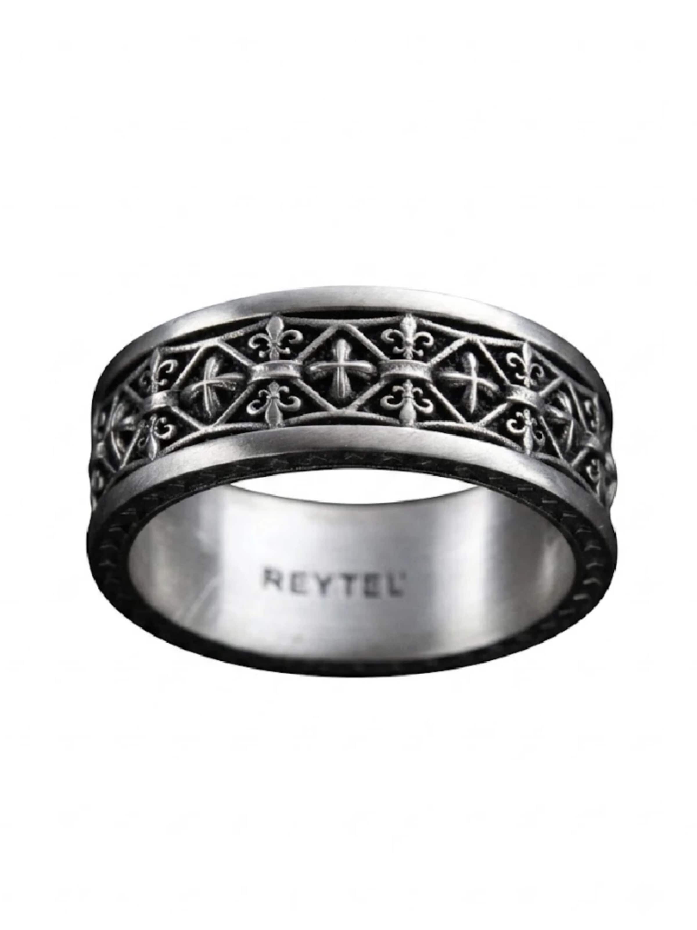 REYTEL - Anillo en plata: frente