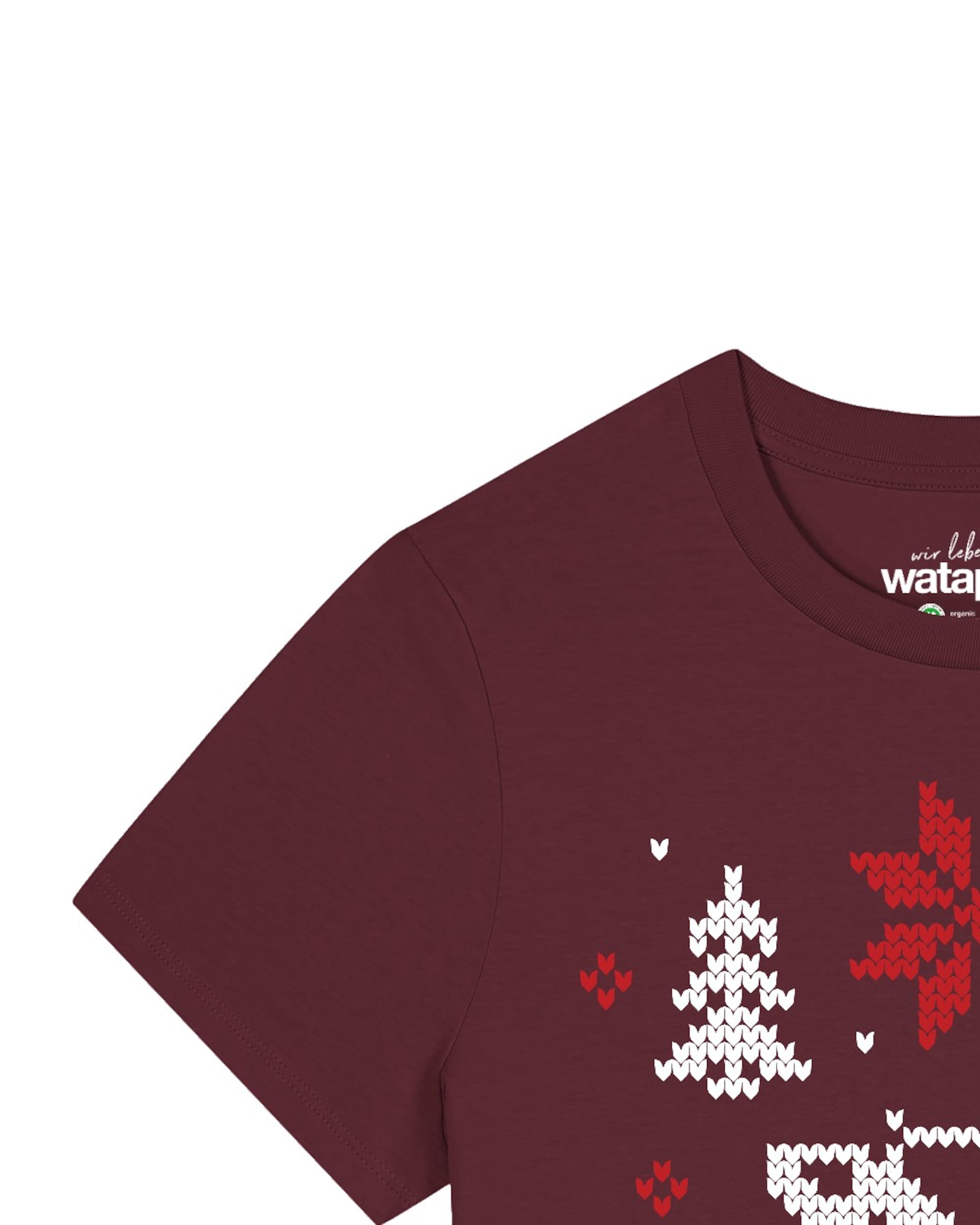 Watapparel Shirt 'Christmas with love' in Rood