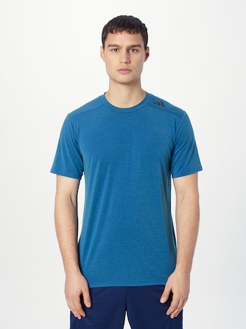 ADIDAS PERFORMANCE Sportshirt 'Designed For Training' in Blau: predná strana