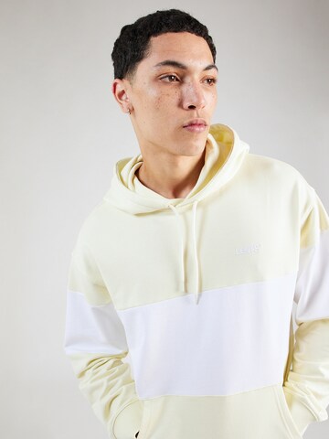 LEVI'S ® Sweatshirt 'Levis Ft Blocked Hoodie' in Yellow