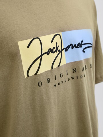 JACK & JONES Shirt 'JORFrederiksberg' in Groen