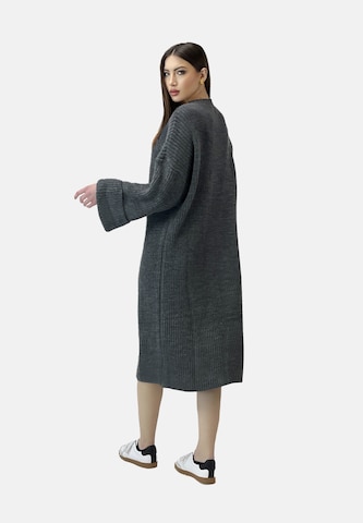 Robes en maille Elara en gris