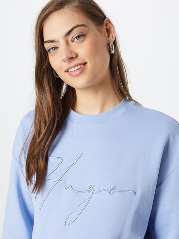 HUGO Sweatshirt 'Dakimara' in Blauw