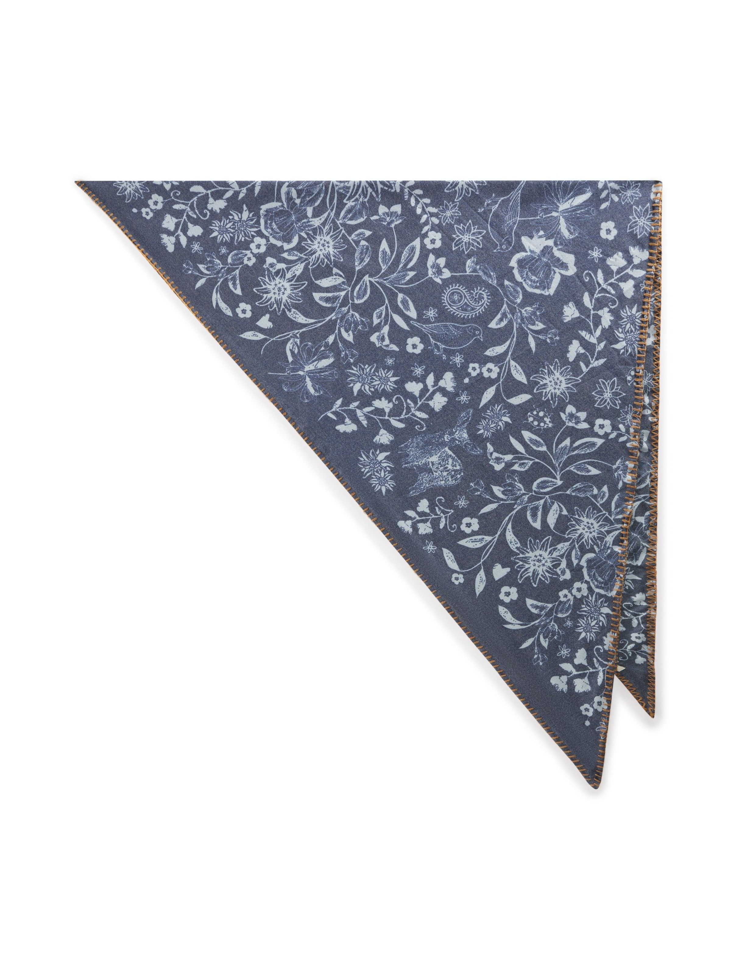 Foulard CODELLO en bleu : devant