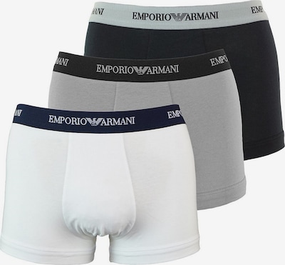 Emporio Armani Boxers en gris / noir / blanc, Vue avec produit