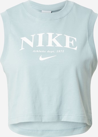 Nike Sportswear Top in Blue: front