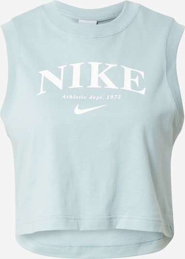 Nike Sportswear Top u pastelno plava / bijela, Pregled proizvoda