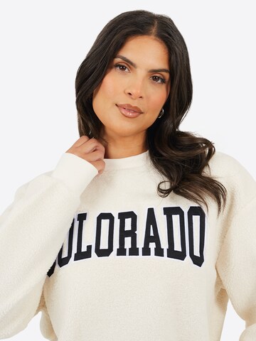 Felpa 'Colorado' di BRAVE SOUL in bianco