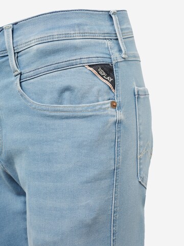 REPLAY Slimfit Jeans 'Anbass' in Blauw