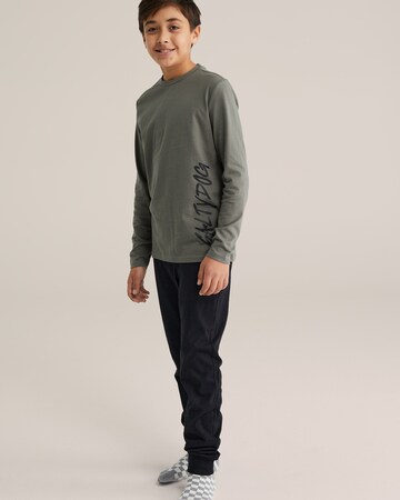 WE Fashion Piżama w kolorze zielony