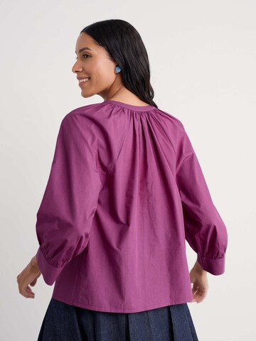 Seasalt Cornwall Bluse 'Moor Grass' in Lila