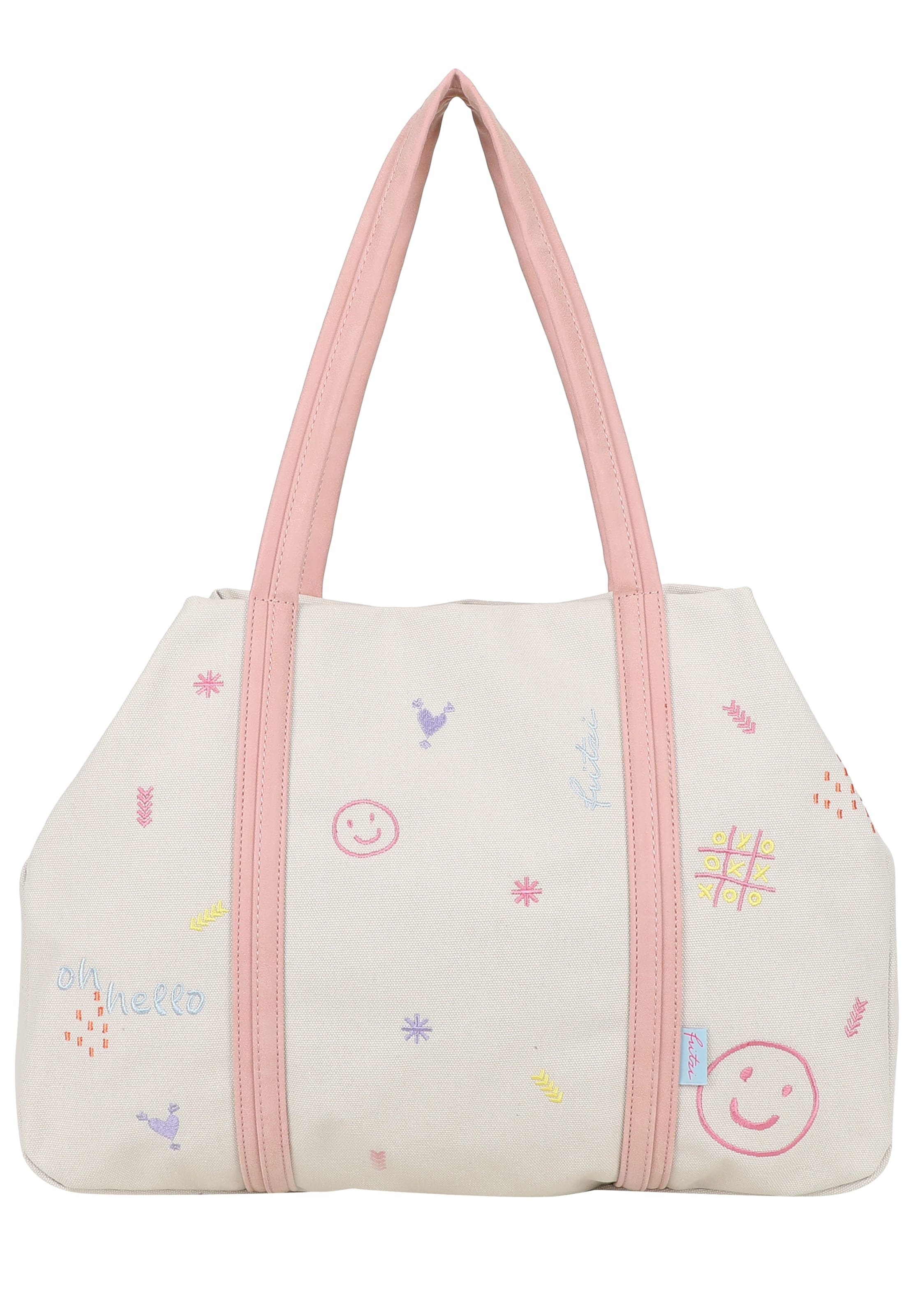 Fritzi aus Preußen Shopper 'Limited Embro Fun' in Beige: voorkant