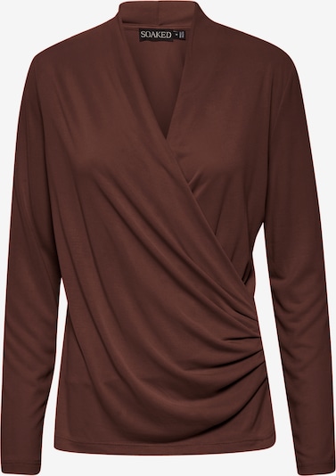 SOAKED IN LUXURY Bluzka 'Columbine' w kolorze czekoladowym, Podgląd produktu