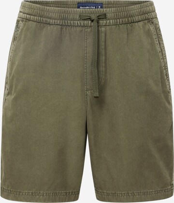 Regular Pantalon Abercrombie & Fitch en vert : devant