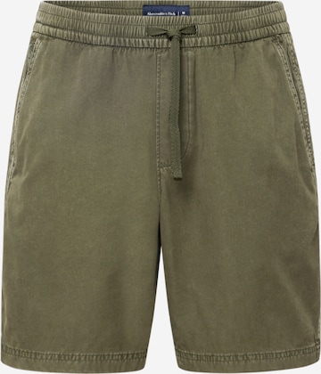 Abercrombie & Fitch Broek in Groen: voorkant