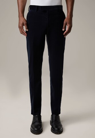 STRELLSON Slimfit Broek 'Melwin' in Blauw