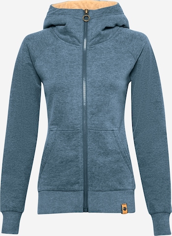 Fli Papigu Sweat jacket in Blue: front