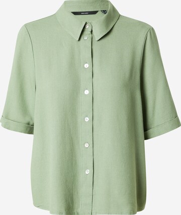 VERO MODA Blouse 'MYMILO' in Green: front